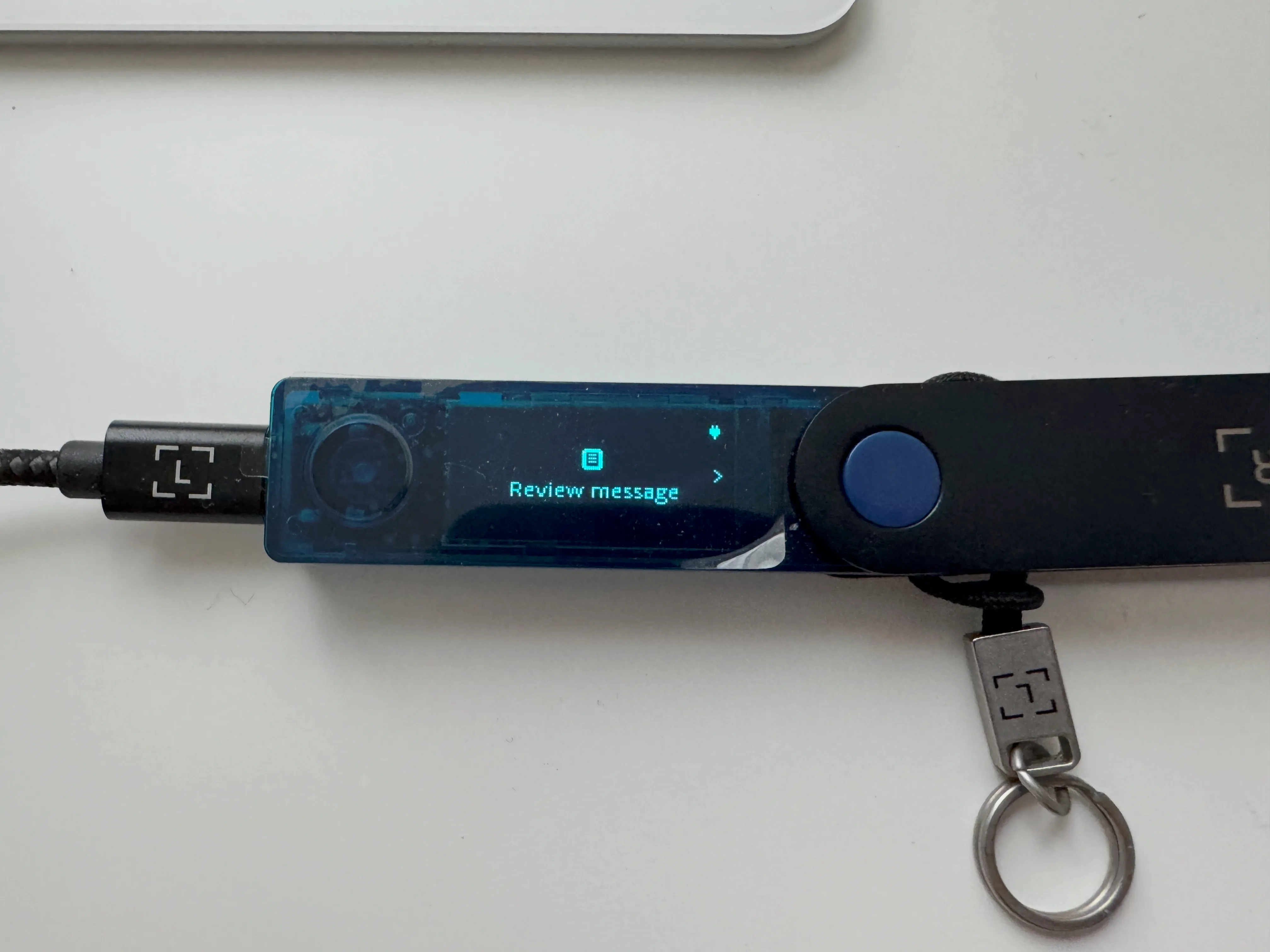 Ledger署名タスク受信